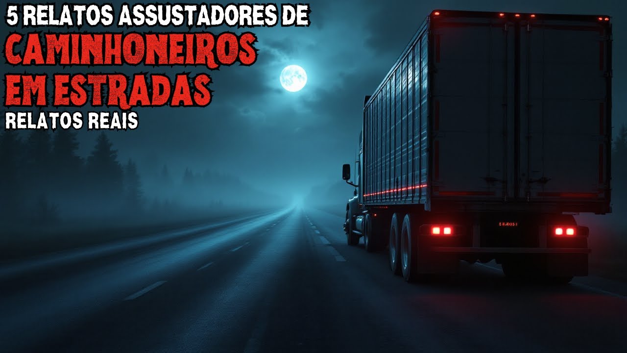 5 RELATOS ASSUSTADORES DE CAMINHONEIROS EM ESTRADAS | RELATOS REAIS