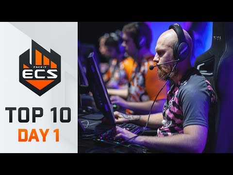 Top 10 Best Plays - ECS S8 FINALS Day 1 - Feat. device, JW, Stewie2k!