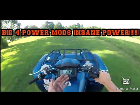 Grizzly 700 se 19 with big 4 power mods review