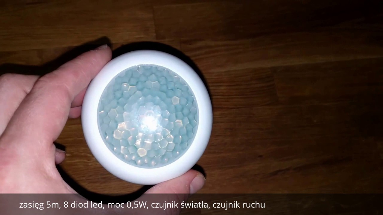 Watch Lampka nocna LED 0,5 W (ML-08A8) z czujnikiem zmierzchu(światła) i ruchu now Lampka nocna LED 0,5 W (ML-08A8) z czujnikiem zmierzchu(światła) i ruchu
