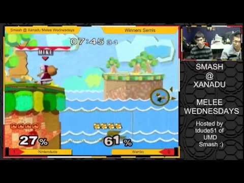 S@X - Nintendude (Ice Climbers) vs Wenbobular (Fox) SSBM Winners Semis - Melee