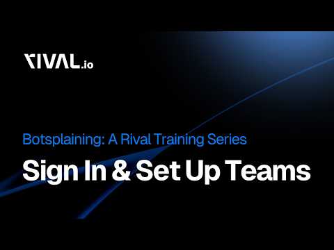 Signing In & Setting Up Teams thumbnail
