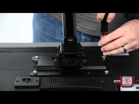 Installing PD181-772 Articulating Wall Mount to a 29" or 32" TV. VESA: 100x200