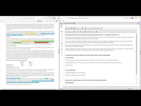 AFM CBE question review – Sept/Dec 2019