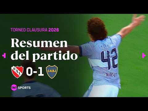 BOCA LE GANÓ A INDEPENDIENTE EN UN CLÁSICO CALIENTE | #Independiente 0-1 #Boca | Resumen