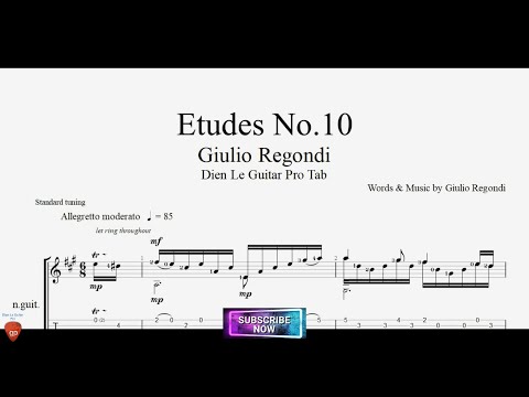 Etude No 10 - Giulio Regondi