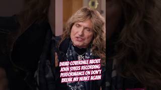David Coverdale about John Sykes performance on “Don’t break my heart again” song. #johnsykes #1987