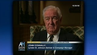 Republican John Connally on the Kennedy assassination