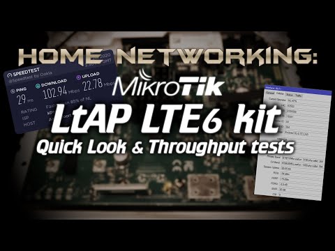 Home Networking: Mikrotik LtAP LTE6 Kit Quick Look and Tests