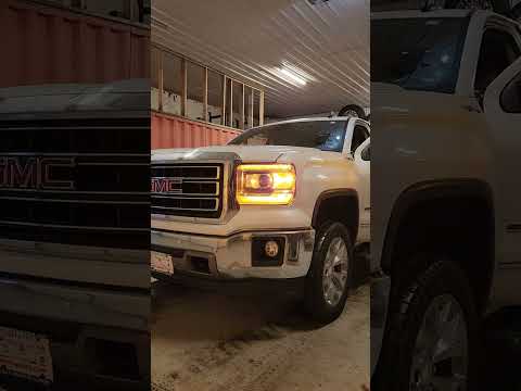 this headlight kit completely changed the look of my GMC Sierra | #gmcsierra #diodedynamics