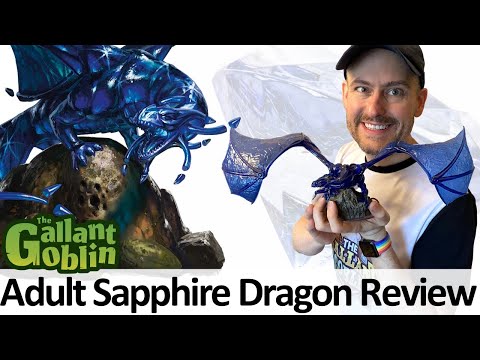 Adult Sapphire Dragon Premium Figure - WizKids D&D Icons of the Realms Prepainted Minis