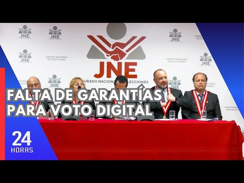 JNE descarta el voto digital para las Elecciones 2026 por falta de garantías