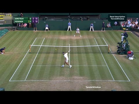 Federer (フェデラー) VS Dimitrov (ディミトロフ)