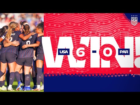 Reilyn Turner Scores In Debut! | USWNT 6-0 Paraguay | International Friendly Highlights
