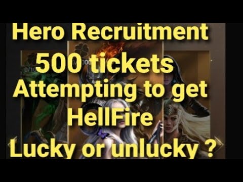 SX-9 Hero Recuitment/Opening 500+ Tickets | Hellfire and Lust 🔥 Rise of empires ice and fire 🔥