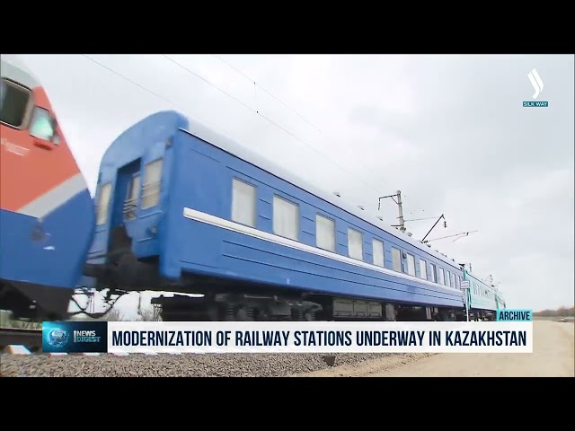 Kazakistan’da demiryolu istasyonlarının modernizasyonu devam ediyor