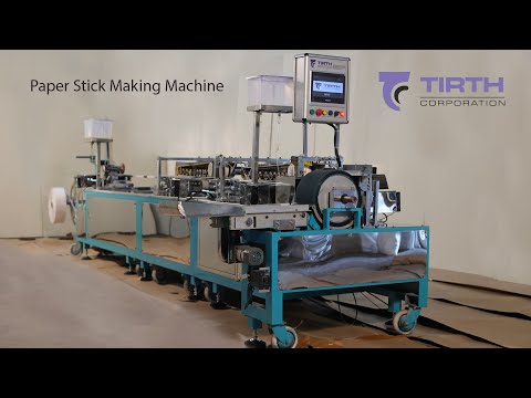 Paper Stick Making machine