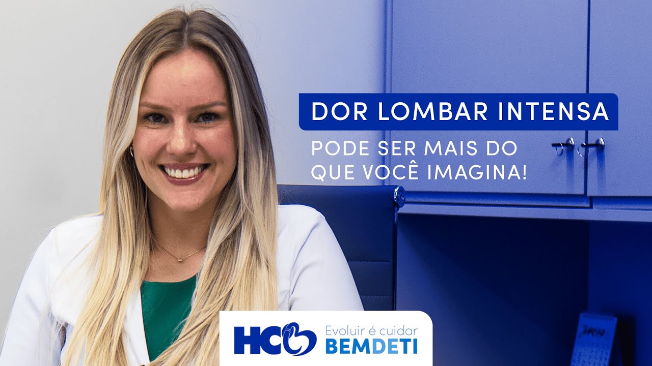 Dor lombar intensa pode ser mais do que você imagina!