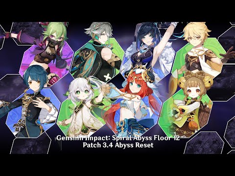Genshin Impact: Spiral Abyss Floor 12 - Patch 3.4 Reset