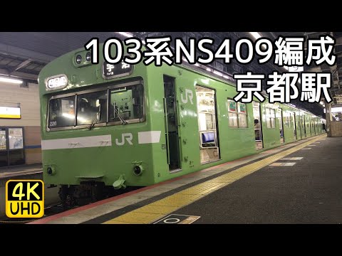 103系NS409編成 京都駅にて