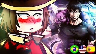 🇧🇷/🇺🇸/🇪🇸 KonoSuba React to Kazuma As Fushiguro Toji – Gacha React