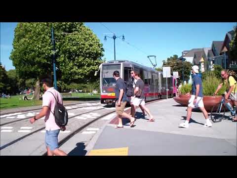 MUNI Metro: Inbound N Judah Train Arriving and Departing Sunset Tunnel East Portal