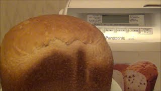 Смотреть онлайн Рецепт белого хрустящего хлеба в хлебопечке без яиц на воде