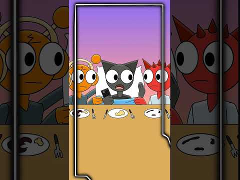 SPRUNKI WENDA X GREY🫩❤️WILL WENDA KILL GREY😈💪PERFECT OUTLINE😁#sprunki #incredibox #wenda #grey #oren