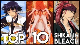 Top 10 Shikai In Bleach