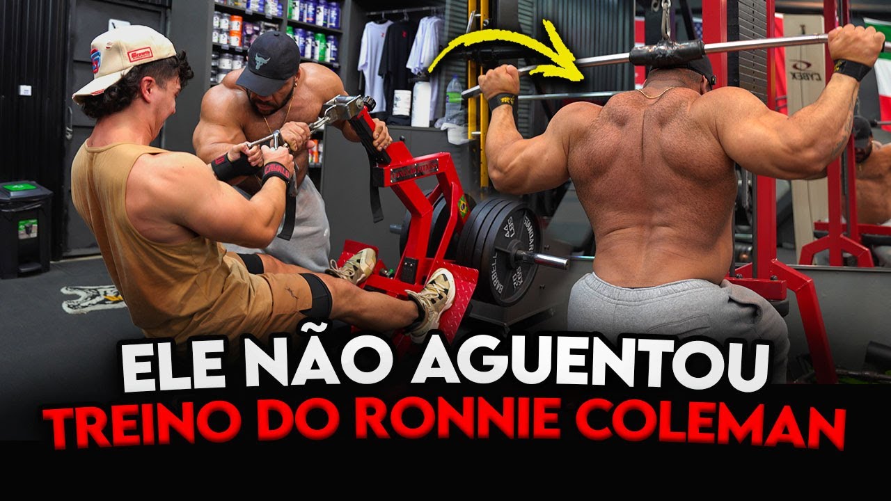 BACK DAY ESTILO RONNIE COLEMAN