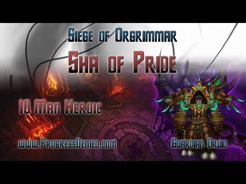 Progress Denied vs Sha of Pride Heroic - Guardian Tank PoV