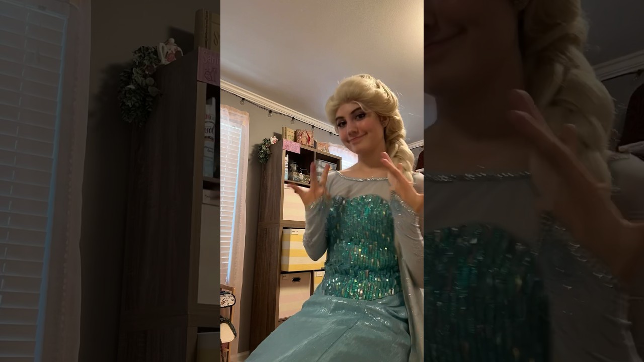 do you wear wigs? #elsa #partyprincess