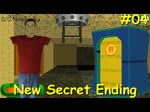 I Found Baldi's basement | Baldi's Basics Classic Remastered #04 (New Secret Ending)