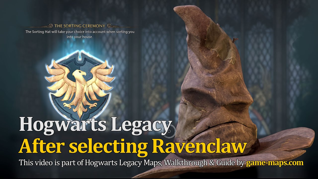 Video After selecting Ravenclaw House