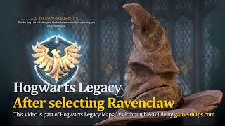 Vidéo après avoir sélectionné la maison Raveglaw - Hogwarts Legacy
