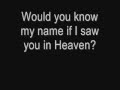 Eric Clapton - Tears In Heaven (lyrics)