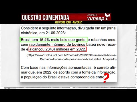 Questão de matemática para concursos. Assistente ADM II (UNESP) - Banca Vunesp. Porcentagem
