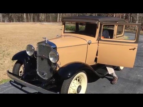 Thumbnail for A pristine 1931 Chevrolet on display, along with a bonus 1958 Bel Air by Chevrolet, Car