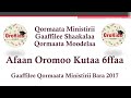 Qormaata Ministirii Kutaa 6ffaa Afaan Oromoo Kutaa 6ffaa Ministirii Bara 2017