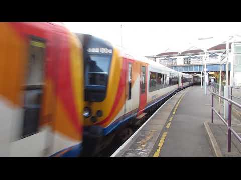 South West Trains Class 444 Departures Clapham Junction for Weymouth & Bournemouth