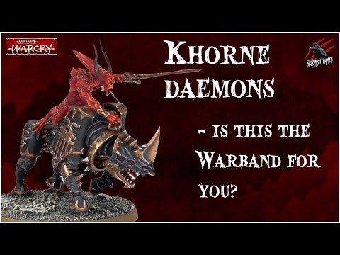 WARCRY BLADES OF KHORNE DAEMONS UNBOXING - What’s in the Warcry Card Pack?