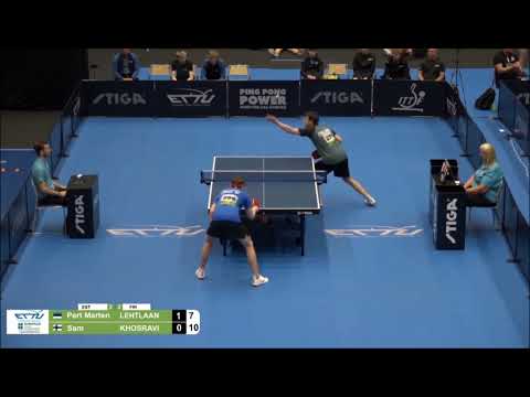 KHOSRAVI Sam vs LEHTLAAN Pert Marten | U19 boys teams group, EST vs FIN | EYC 2024