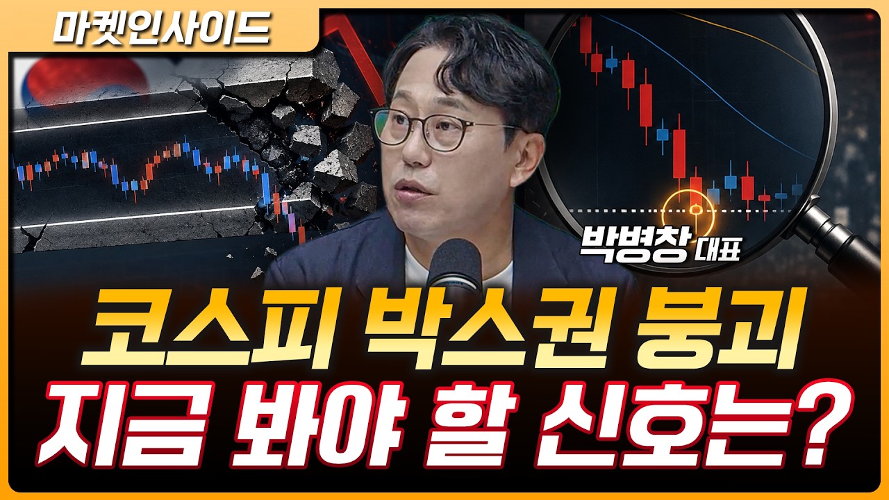 코스피 박스권 붕괴…지금부터 봐야 할 ‘저점 확인’ 신호 | 박병창 MP파트너스 대표 [마켓 인사이드]