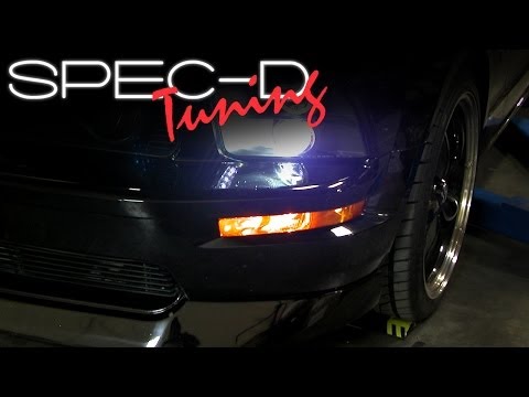 SPECDTUNING INSTALLATION VIDEO: 2005-2009 FORD MUSTANG BUMPER LIGHTS