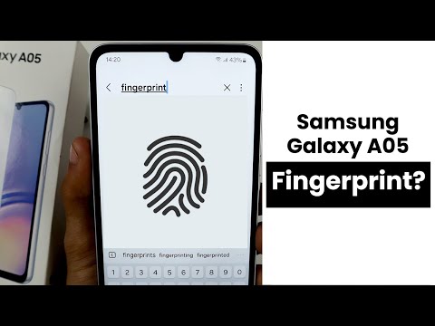 Does Samsung A05 have Fingerprint? Can We Setup Fingerprint
