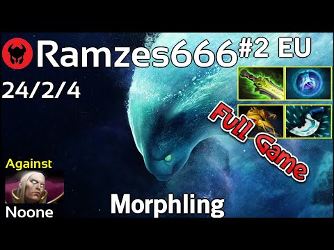 Ramzes666 [VP] plays Morphling!!! Dota 2 Full Game 7.21