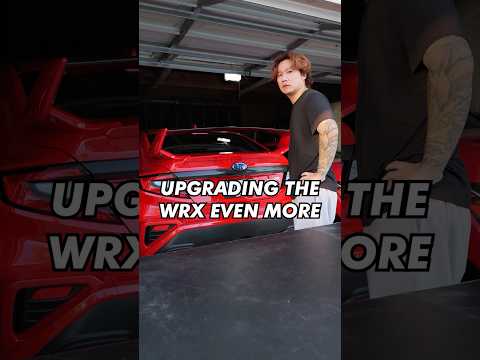 Huge improvement for the #WRX rear end! No more diaper butt and we got some JDM tail lights #subaru