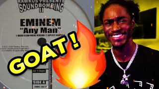Unbelievable Reaction to "Any Man",Eminem (REACTION!!!)