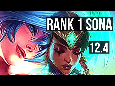 SONA & Aphelios vs KARMA & Jinx (SUP) | Rank 1 Sona, 0/0/9, 1.7M mastery | JP Challenger | 12.4