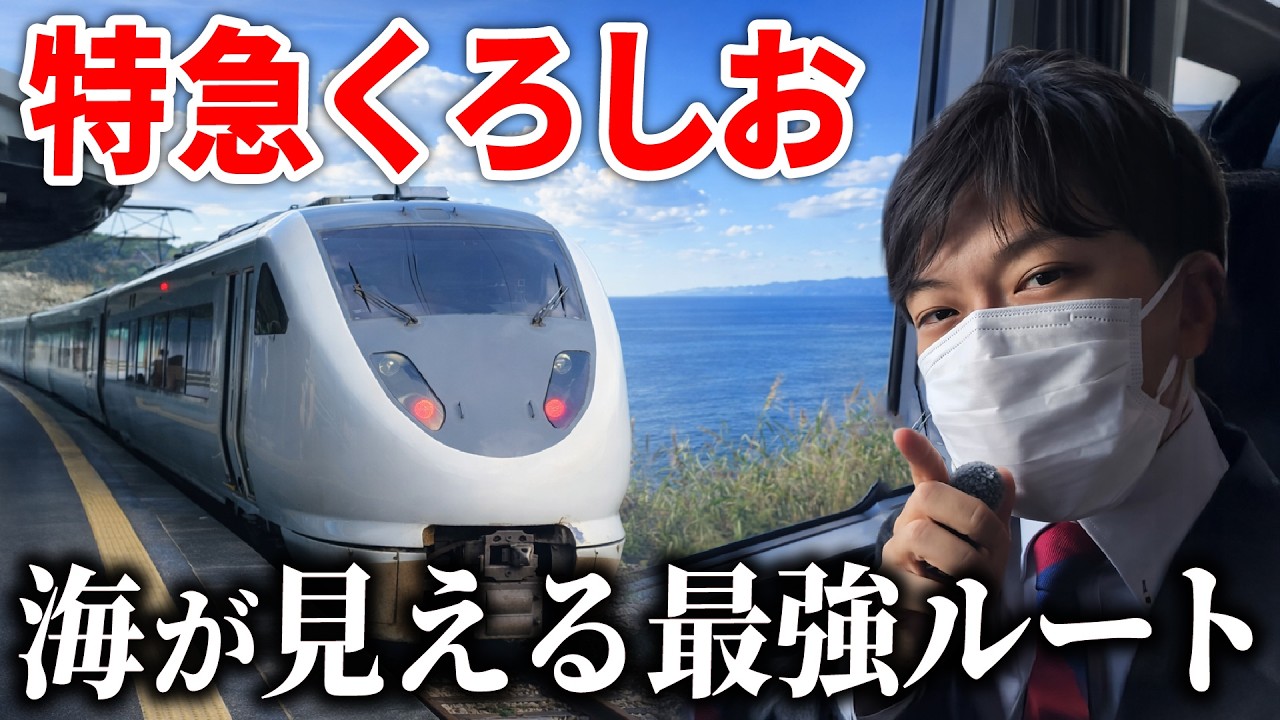 【絶景】海沿いを走る特急くろしおに乗ってみた！